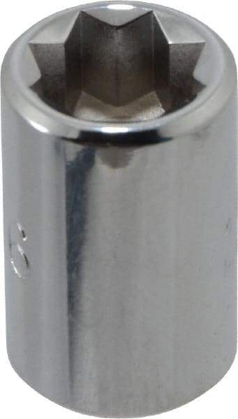 Proto - 5/16", 1/4" Drive, Standard Hand Socket - 8 Points, 7/8" OAL, Chrome Finish - All Tool & Supply