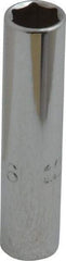 Proto - 5/16", 1/4" Drive, Deep Hand Socket - 6 Points, 2" OAL, Chrome Vanadium, Chrome Finish - All Tool & Supply