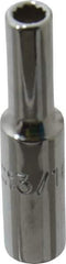 Proto - 1-1/2", 1/2" Drive, Deep Hand Socket - 12 Points, 2" OAL, Chrome Finish - All Tool & Supply