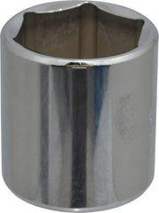 Proto - 15/16", 3/8" Drive, Standard Hand Socket - 6 Points, 1-5/16" OAL, Chrome Finish - All Tool & Supply