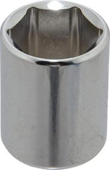 Proto - 3/8" Drive, Standard Hand Socket - 12 Points, 1-3/16" OAL, Chrome Finish - All Tool & Supply