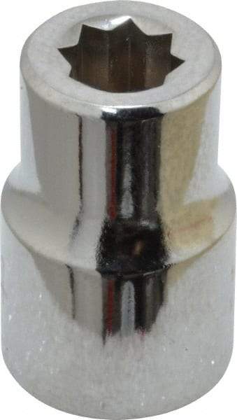 Proto - 1/4", 3/8" Drive, Standard Hand Socket - 8 Points, 1-5/64" OAL, Chrome Finish - All Tool & Supply