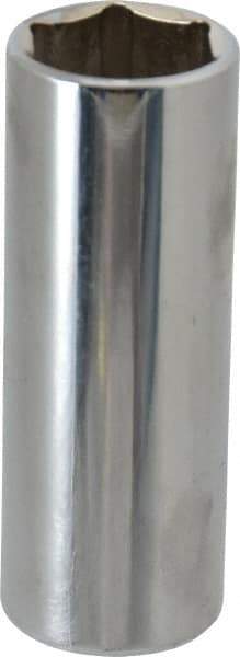 Proto - 3/8" Drive, Deep Hand Socket - 6 Points, 2-3/4" OAL, Chrome Finish - All Tool & Supply