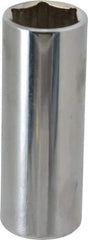 Proto - 3/8" Drive, Deep Hand Socket - 6 Points, 2-3/4" OAL, Chrome Finish - All Tool & Supply