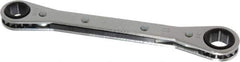 Proto - 3/8" x 7/16" 6 Point Ratcheting Box Wrench - Double End, 5-1/2" OAL, Steel - All Tool & Supply