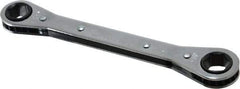 Proto - 1/2" x 9/16" 6 Point Ratcheting Box Wrench - Double End, 6-3/4" OAL, Steel - All Tool & Supply