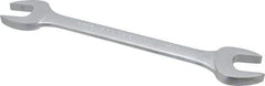 Proto - 1-3/8" x 1-7/16" Standard Open End Wrench - 15-3/4" OAL, Double End, Satin Finish, 15° Head Angle - All Tool & Supply