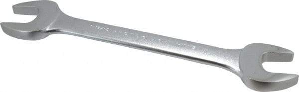 Proto - 1-11/16" x 1-13/16" Standard Open End Wrench - 18-1/2" OAL, Double End, Satin Finish, 15° Head Angle - All Tool & Supply