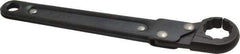 Proto - 3/4", Black Finish, Ratcheting Flare Nut Wrench - 12 Points, 7-1/4" OAL, Steel, Single End Head - All Tool & Supply