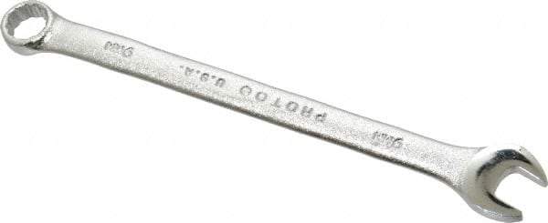 Proto - 9mm 12 Point Offset Combination Wrench - 15° Offset Angle, 5-21/32" OAL, Steel, Satin Finish - All Tool & Supply