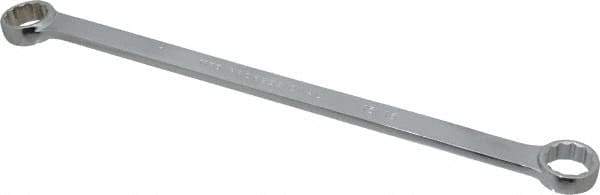 Proto - 15/16" x 1" 12 Point Offset Box Wrench - Double End, 15-1/8" OAL, Steel, Polished Finish, 15° Offset - All Tool & Supply