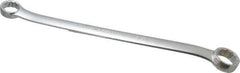 Proto - 1-1/4" x 1-3/8" 12 Point Offset Box Wrench - Double End, 20-1/4" OAL, Steel, Polished Finish, 15° Offset - All Tool & Supply