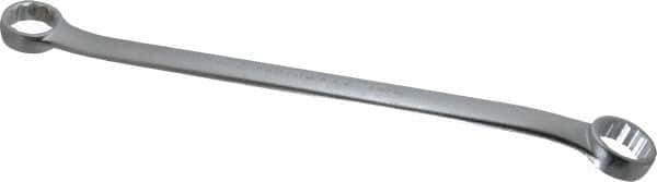 Proto - 1-7/16" x 1-1/2" 12 Point Offset Box Wrench - Double End, 22-1/4" OAL, Steel, Polished Finish, 15° Offset - All Tool & Supply