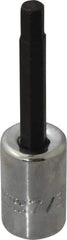 Proto - 3/8" Drive, 7/32" Hex Bit Socket - 2-23/32" OAL, 1-5/8" Bit Length - All Tool & Supply