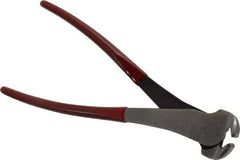 Proto - 8-1/4" OAL, End Cutting Pliers - 5/16" Jaw Length x 1-3/4" Jaw Width, Plastisol Handle - All Tool & Supply