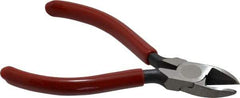 Proto - 4-7/16" OAL, Diagonal Cutter - 9/16" Jaw Length x 9/16" Jaw Width, Oval Head, Plastisol Handle - All Tool & Supply