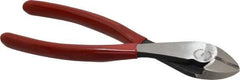 Proto - 7-5/16" OAL, Diagonal Cutter - 23/32" Jaw Length x 7/8" Jaw Width, Round Head, Plastisol Handle - All Tool & Supply