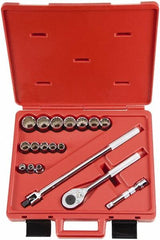 Proto - Socket Sets; Measurement Type: SAE ; Drive Size: 0.5 ; Minimum Size (mm): 5 ; Minimum Size (Inch): 3/16 ; Maximum Size (Inch): 1-1/4 ; Tool Type: Socket Set - Exact Industrial Supply