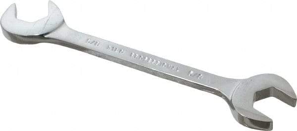 Proto - 5/8" Standard Open End Wrench - 6" OAL, Double End, Chrome Finish, 15° & 60° Head Angle - All Tool & Supply