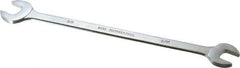 Proto - 9/16" x 5/8" Standard Extra Thin Open End Wrench - 10" OAL, Double End, Satin Finish, 15° Head Angle - All Tool & Supply