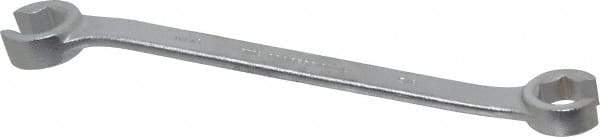 Proto - 5/8 x 11/16", Chrome Finish, Open End Flare Nut Wrench - 6 Points, 8-3/4" OAL, Steel, Double End Head - All Tool & Supply