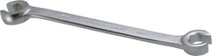 Proto - 13 x 14mm, Chrome Finish, Open End Flare Nut Wrench - 6 Points, 7-1/2" OAL, Steel, Double End Head - All Tool & Supply