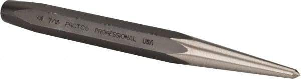 Proto - 11/64" Center Punch - 5-1/4" OAL, Steel - All Tool & Supply