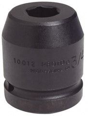 Proto - 1" Drive 4-1/8" Standard Impact Socket - 6 Points, 5-1/2" OAL - All Tool & Supply