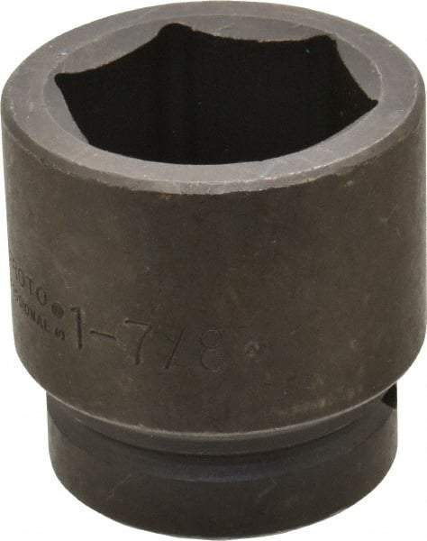 Proto - 1" Drive 1-7/8" Standard Impact Socket - 6 Points, 3" OAL - All Tool & Supply