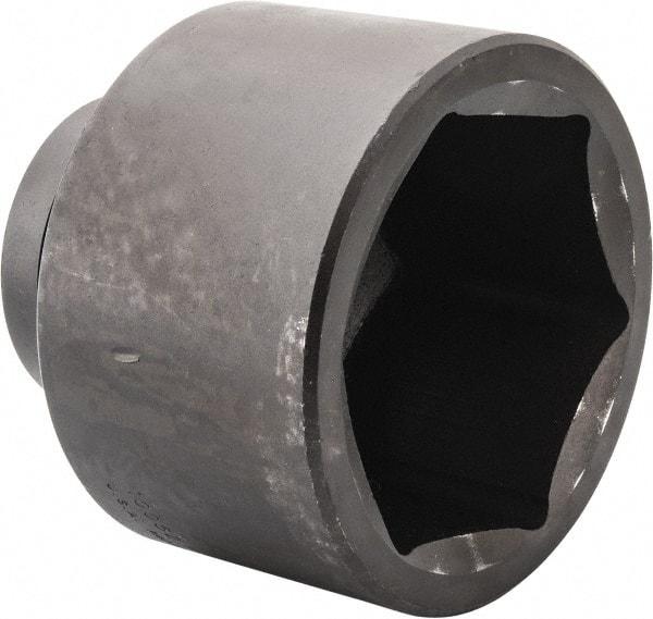 Proto - 1" Drive 3-1/4" Standard Impact Socket - 6 Points, 4-3/8" OAL - All Tool & Supply