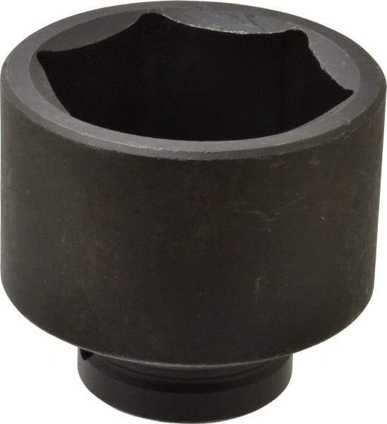 Proto - 1" Drive 3-3/8" Standard Impact Socket - 6 Points, 4-7/16" OAL - All Tool & Supply