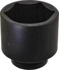 Proto - 1" Drive 3-5/8" Standard Impact Socket - 6 Points, 4-3/4" OAL - All Tool & Supply