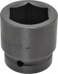 Proto - 1" Drive 46mm Standard Impact Socket - 6 Points, 2-51/64" OAL - All Tool & Supply