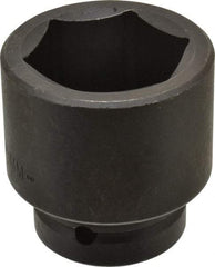 Proto - 1" Drive 55mm Standard Impact Socket - 6 Points, 3-7/64" OAL - All Tool & Supply