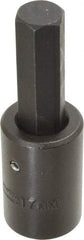 Proto - 1/2" Drive, 17mm Impact Hex Bit Socket - 4" OAL - All Tool & Supply