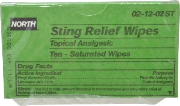 North - 10 Qty 1 Pack 10 Pack Pain Relief Wipe - All Tool & Supply