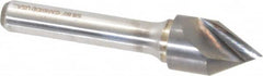 Atrax - 5/8" Head Diam, 3/8" Shank Diam, 1 Flute 60° Solid Carbide Countersink - All Tool & Supply