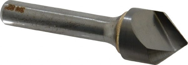 Atrax - 3/4" Head Diam, 3/8" Shank Diam, 1 Flute 82° Solid Carbide Countersink - All Tool & Supply