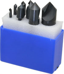 M.A. Ford - 7 Piece, 3/16 to 1" Head Diam, 82° Included Angle, Single End Countersink Set - All Tool & Supply