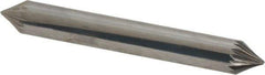 Atrax - 1/4" Cut Diam, 1/4" Shank Diam, Taper Head Single Cut Burr - Carbide, Radius End, 3/16" LOC, 2" OAL - All Tool & Supply