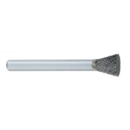 ‎SN-1 -1/4 × 5/16 LOC × 1/4 Shank × 2 OAL Inverted Taper Carbide Medium Tough Cut Burr - All Tool & Supply