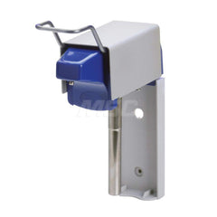 Soap, Lotion & Hand Sanitizer Dispensers; Activation Method: Push; Mount Type: Wall; Dispenser Material: Stainless Steel; Form Dispensed: Liquid; Color: Gray; Blue; For Use With: Hand Soap