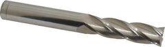 Atrax - 5/8", 2-1/4" LOC, 5/8" Shank Diam, 5" OAL, 4 Flute, Solid Carbide Square End Mill - Single End, Uncoated, Spiral Flute, 30° Helix, Centercutting, Right Hand Cut - All Tool & Supply