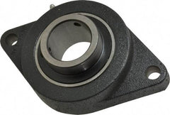 Browning - 2" ID, 8-1/2" OAL x 5-1/4" OAH 2-Bolt Flange - 6,601 Lb Static Cap, 9,752 Lb Dyn Cap, 7-1/4" Btw Mnt Hole Ctrs, Cast Iron - All Tool & Supply