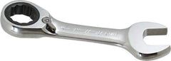 Blackhawk by Proto - 11/16" 12 Point Combination Wrench - 15° Head Angle, 5" OAL, Steel, Chrome Finish - All Tool & Supply