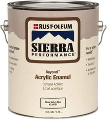 Rust-Oleum - 1 Gal Safety Blue Gloss Finish Acrylic Enamel Paint - Interior/Exterior, <0 gL VOC Compliance - All Tool & Supply