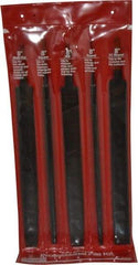 Simonds File - 5 Piece American Pattern File Set - 8" Long, Bastard Coarseness, Set Includes Flat, Half Round, Mill, Round, Square - All Tool & Supply