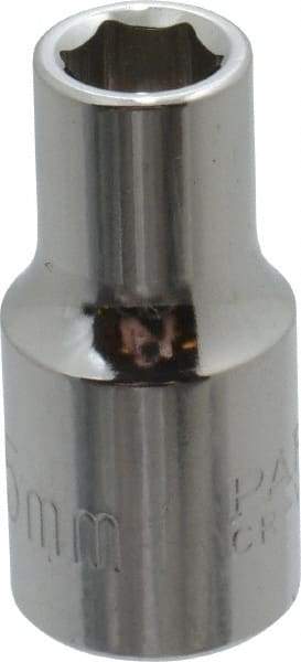 Paramount - 1/4" Drive, Standard Hand Socket - 6 Points, 15/16" OAL, Steel, Chrome Finish - All Tool & Supply