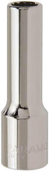 Paramount - 1/2" Drive, Deep Hand Socket - 12 Points, 3-3/32" OAL, Steel, Chrome Finish - All Tool & Supply