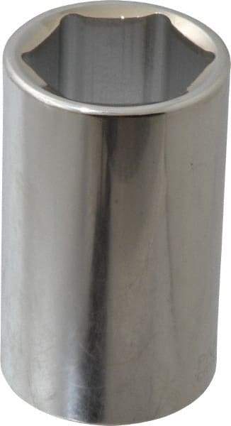 Paramount - 1-5/16", 1/2" Drive, Deep Hand Socket - 6 Points, 3-1/2" OAL, Steel, Chrome Finish - All Tool & Supply